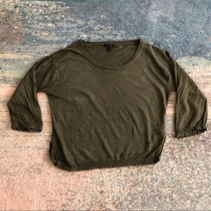 J. Crew Green T Shirt S